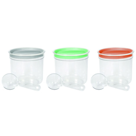 Contenedor para mercancías sueltas Mix menta/gris claro/melocotón 1L Curver