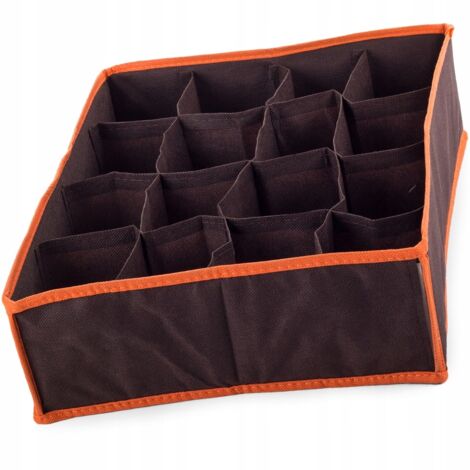 Contenedor para ropa interior 16 marr贸n (48) GABA