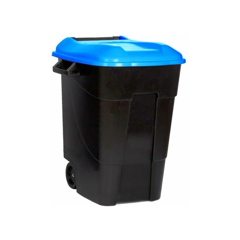 

Industrias Tayg - Contenedor Bas. 100 Lt C/rued Tayg Pl Negro Tapa Azul Tapa 4