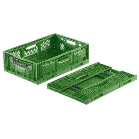 Contenedor plegable reforzado 600x400x180