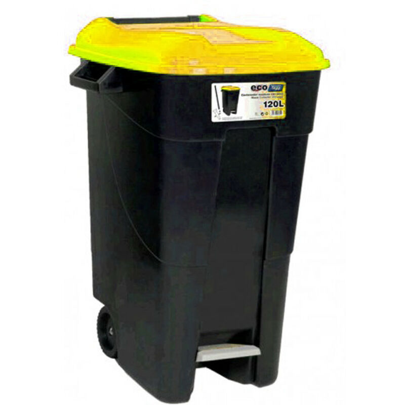 

Contenedor Residuos 120l Asas, Pedal Y Tapa - 10003803