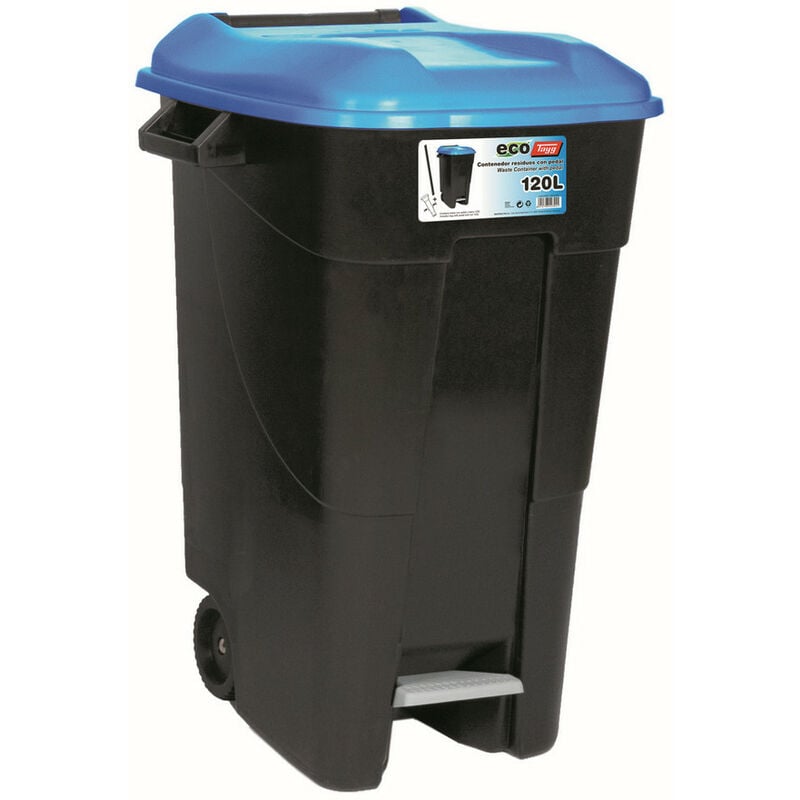 

Industrias Tayg - Contenedor Residuos 120l Asas, Pedal Y Tapa - 10003804