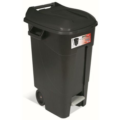 CONTENEDOR RESIDUOS 120L ASAS, PEDAL Y TAPA
