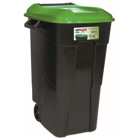 CONTENEDOR RESIDUOS 120L ASAS Y TAPA