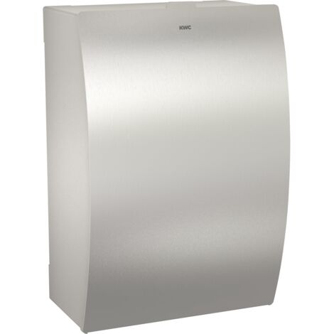Conteneur à déchets hygiéniques KWC AR, STRATOS, en acier inoxydable, AP, 205x305x134 mm