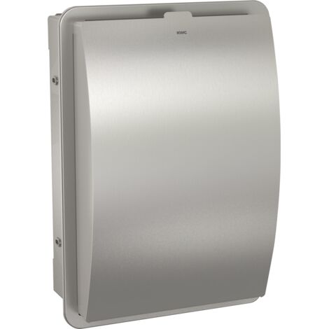 Conteneur à déchets hygiéniques KWC AR, STRATOS, en acier inoxydable, UP, 232x331x135 mm