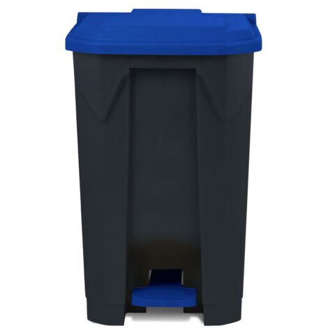 Conteneur à Déchets Multi-Couleurs, Bleu 100 Litres