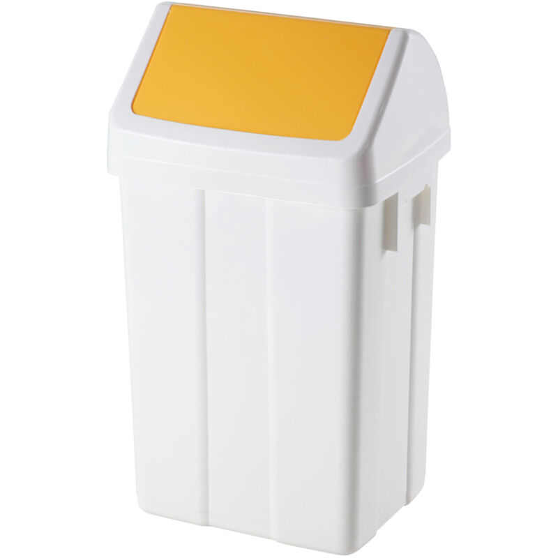 Conteneur à déchets pour tri sélectif - jaune 25L