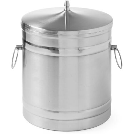 Conteneur à glace isotherme en acier à double paroi 5 L - Hendi 594704