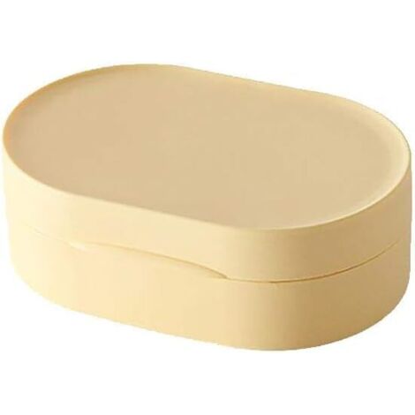 Conteneur de porte-savon portable étanche (jaune)-Fei Yu