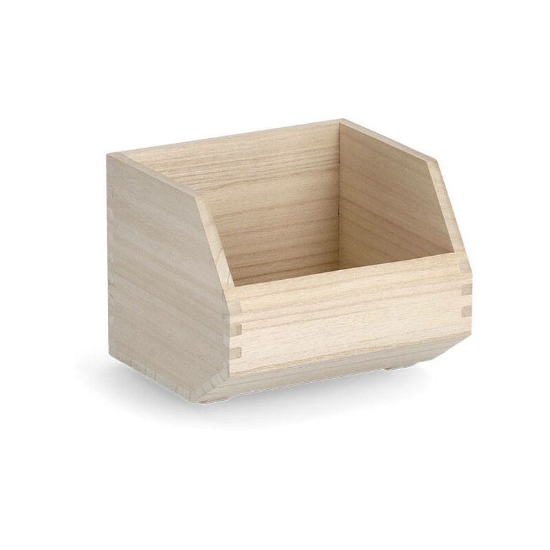 Zeller - Conteneur de rangement, organisateur en bois