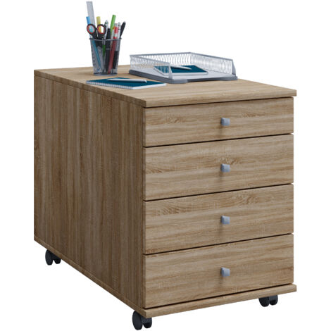 Conteneur de rôle Lona H. 57 x L. 42 x P. 75 cm Sonoma Eiche