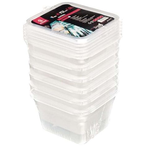 Conteneur de stockage avec couvercle - Bourgeat GN 1/6 - Lot de 6