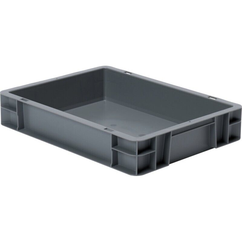 La-ka-pe - Conteneur de transport gerbable TK400/75-0, gris