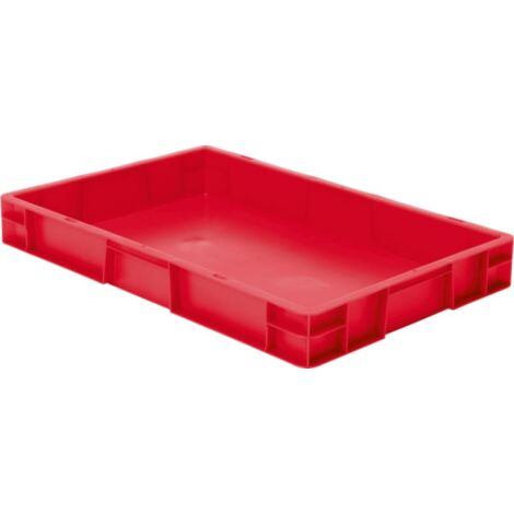 Conteneur de transport gerbable TK600/75-0, rouge