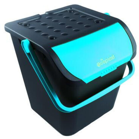 Conteneur de tri sélectif, écologique bleu 35 l, plastique