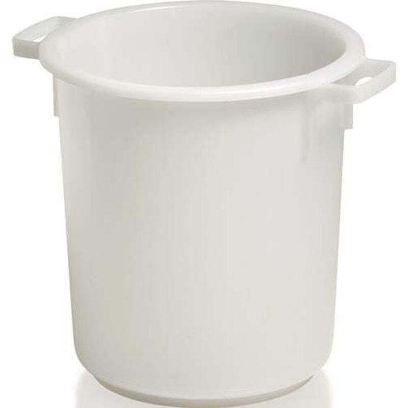 CRAEMER Récipient en plastique rd.40l HD-PE blanc D420xH445mm avec poignée extérieure - 81091010