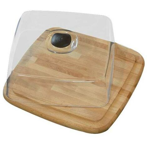 Conteneur Fromage Carré en Bois cm 31X31 Checco