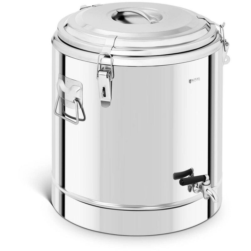 Conteneur isotherme 40 litres avec robinet de vidange