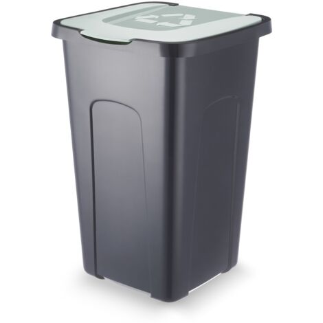 CONTENEUR VERT POUR DÉCHETS TRIÉS 50 L - CAPACITÉ SO ZIE