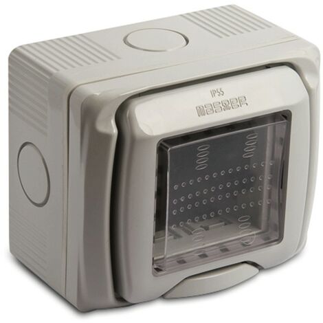 Contenitore a parete Master IP55 2 moduli 43402