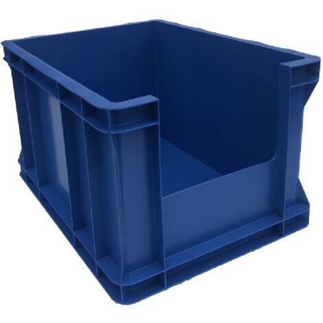 Contenitore con finestra di visualizzazione 400x300x220 Blu