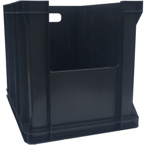 Contenitore con finestra di visualizzazione 400x300x270 Nero