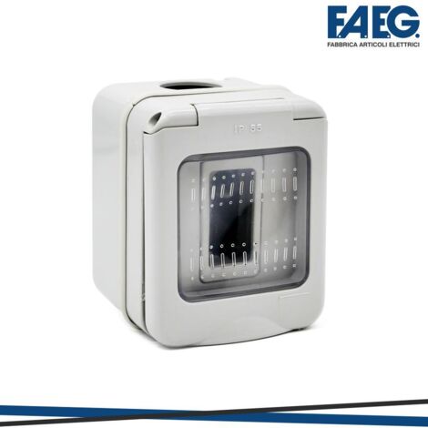 CONTENITORE DA ESTERNO IP55 col. Grigio 1 posto 30 PZ