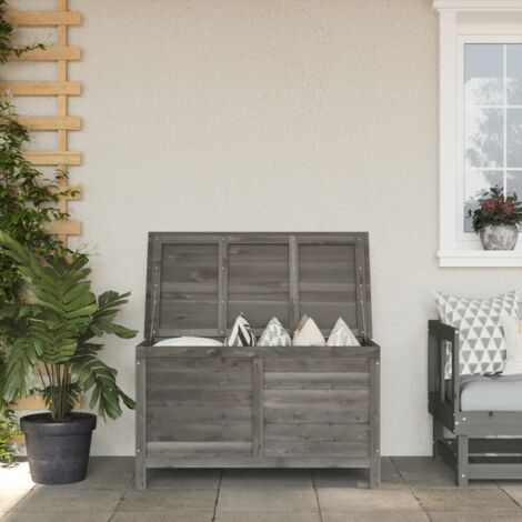 Contenitore da Giardino Antracite 99x49,5x58,5cm Massello Abete vidaXL