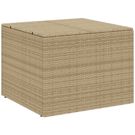 Contenitore da Giardino Beige Misto 291L in Polyrattan vidaXL