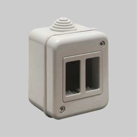 Contenitore da parete per apparecchi ip40 2 posti EC ELETTROCANALI