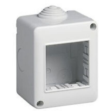 Contenitore da parete Urmet Simon IP40 1 modulo grigio 12401