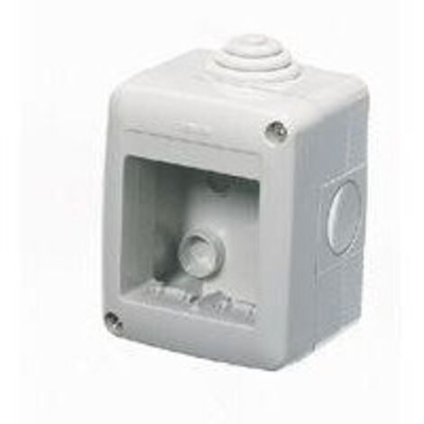 Contenitore da parete Urmet Simon IP40 2 moduli grigio 12402
