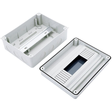 Contenitore elettrico impermeabile per esterni, IP65, 8 moduli, scatola di derivazione elettrica, scatola di giunzione elettrica impermeabile per uso esterno