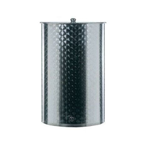 CONTENITORE ENOLOGICO A FONDO PIANO INOX 18/10 SALDATO - Belvivere: 50 LT