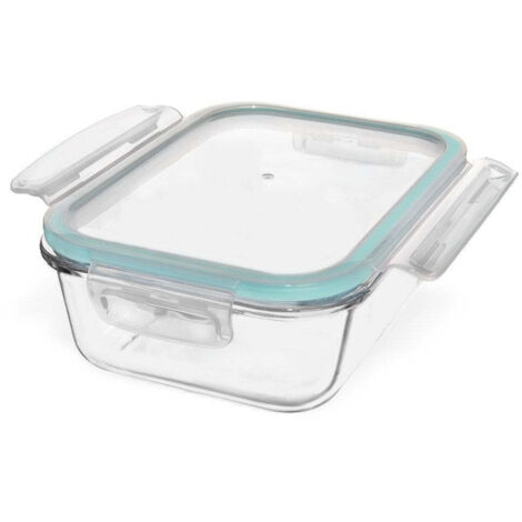GIO'STYLE Contenitore Ermetico Per Alimenti 4L Quadrato - Made In Italy Per Frigo, Freezer E Microonde