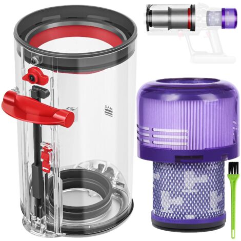 Contenitore Filtro Raccolta Polvere per Dyson V11 V15 SV14 SV17 SV22 SV28, Ricambio Accessori Cestello