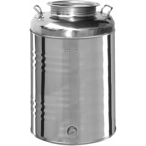 Contenitore olio inox 50 litri