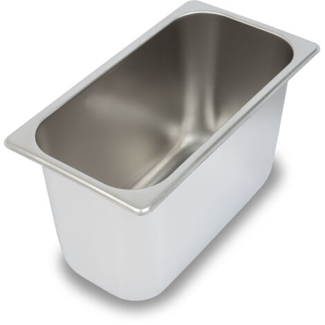 Contenitore Gastronorm GN 1/3 acciaio inox 200mm bagnomaria cucina professionale VERTES