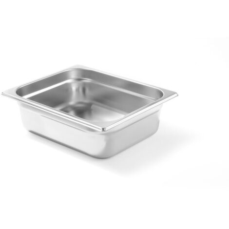 Contenitore GN 1/2, acciaio inox, linea Profi, altezza 65 mm - Hendi 801437