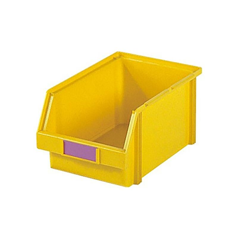 Image of Contenitore in plastica Alfa 3 giallo traffico, 144x235xh116