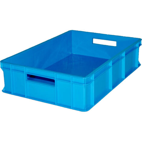 Contenitore in plastica blu 600x400x140
