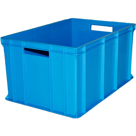 Contenitore in plastica blu 600x400x300