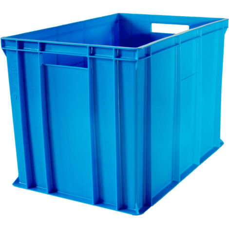 Contenitore in plastica blu 600x400x410