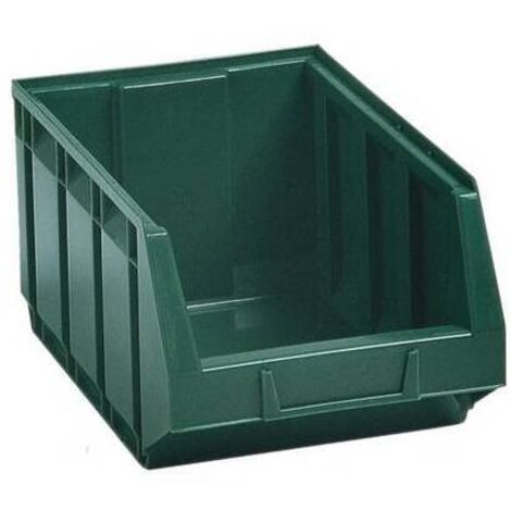 CONTENITORE IN PLASTICA BULL 4 - MM 200x345x H.164 Misura: Verde LxPxH mm 200x345x164