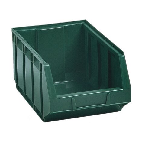 Contenitore in plastica bull 4  - mm 200x345x h.164 verde lxpxh mm 200x345x164
