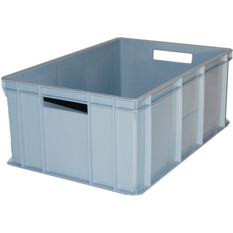 Contenitore in plastica grigia 600x400x240