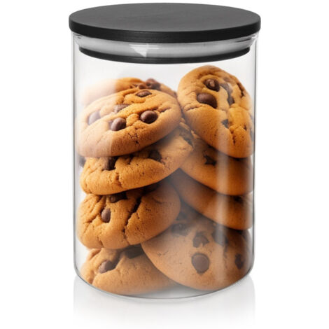 Contenitore in vetro per prodotti sfusi con coperchio e sigillo 600 ml