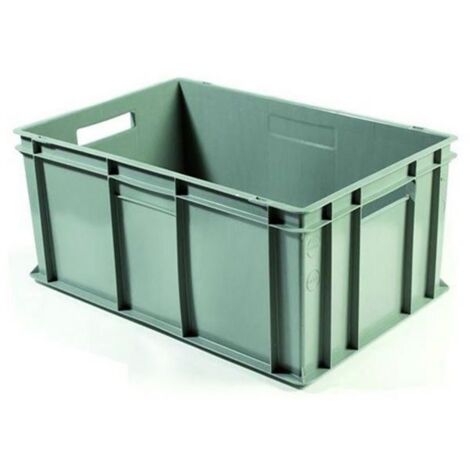CONTENITORE LEGGERO EUROPA 600X400X350 FNDO CHIUSO LEGGERO GRIGIO PAVONI