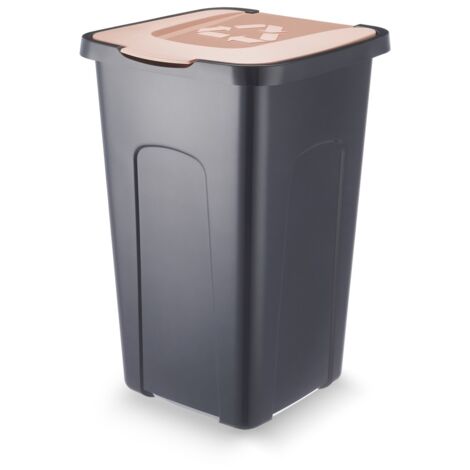 Contenitore marrone per rifiuti differenziati 50L - POW SO brown